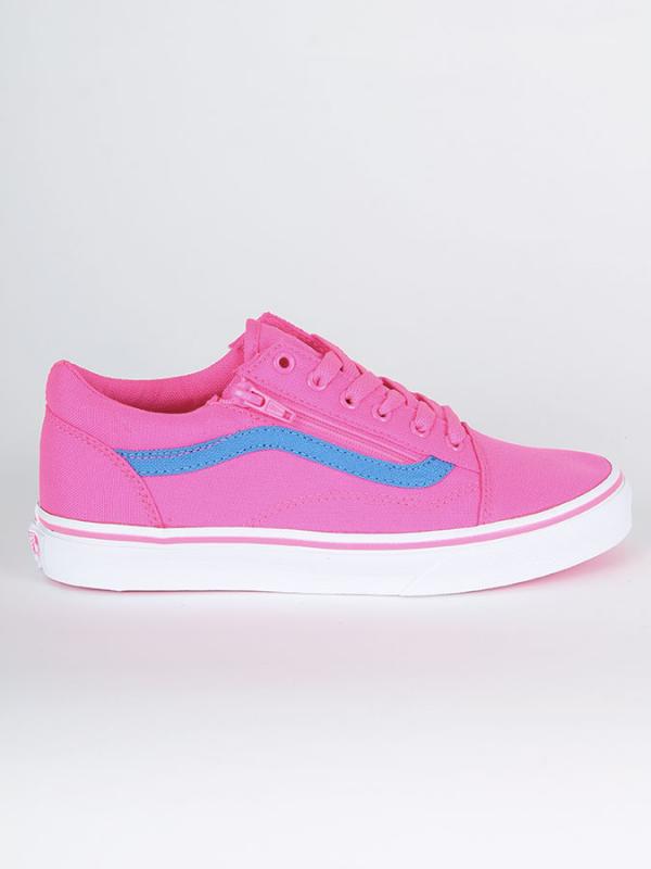 Boty Vans Uy Old Skool Zip (Neon Canvas) Růžová
