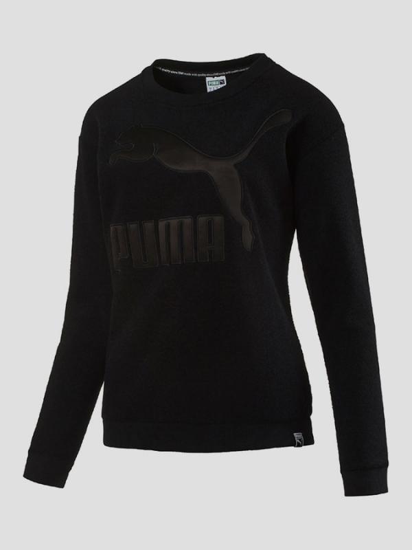 Mikina Puma Winterized Crew Black Černá