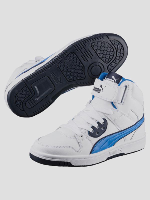 Boty Puma Rebound Street L Jr Modrá