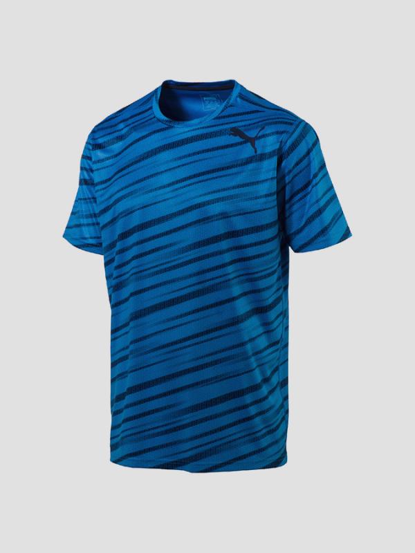 Tričko Puma Essential Tech Graphic Tee french blue Modrá