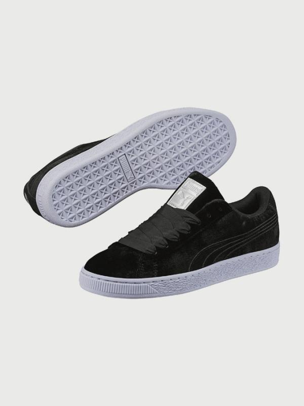 Boty Puma Basket Classic Velour VR Černá