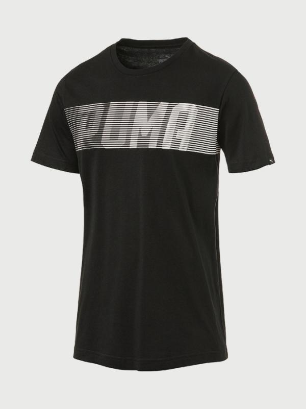 Tričko Puma Brand Speed Logo Tee Černá