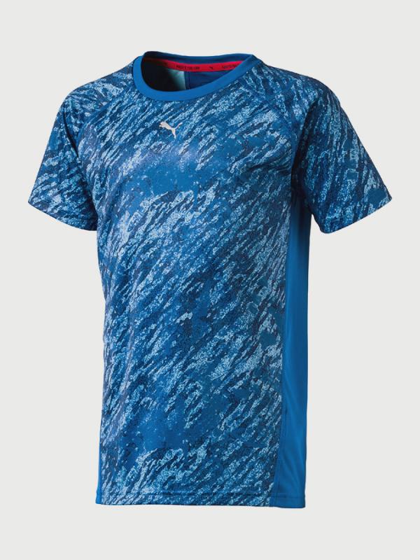 Tričko Puma Gym Allover Tee Modrá