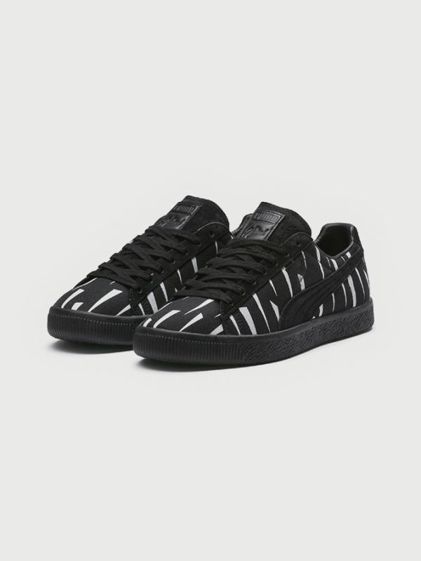 Boty Puma Clyde Black Rain NATUREL Černá