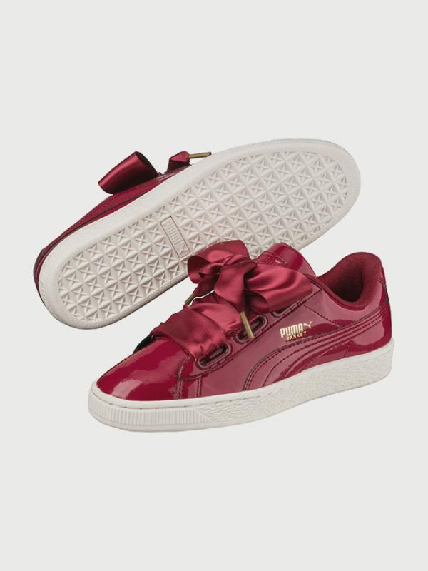 Boty Puma Basket Heart Patent Wn s Červená