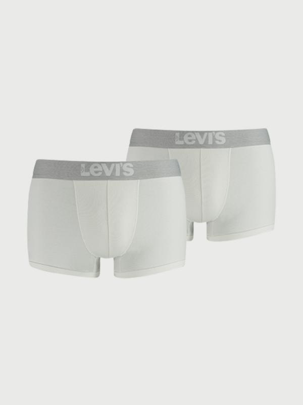 Boxerky LEVI'S 200Sf Trunk 2 Pack Bílá