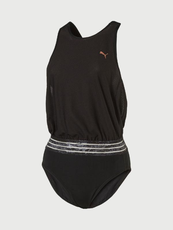 Body Puma Explosive Leotard Černá
