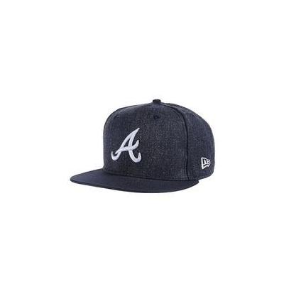 New Era Fresh Snap Atlanta Braves Snapback Cap Heather Black/Navy