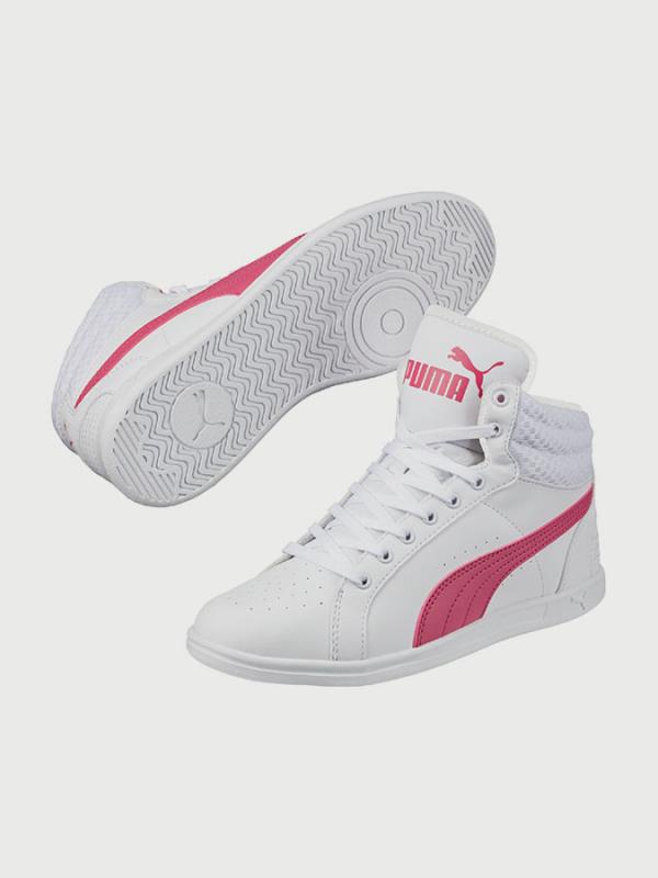 Boty Puma Ikaz Mid v2 Jr Bílá