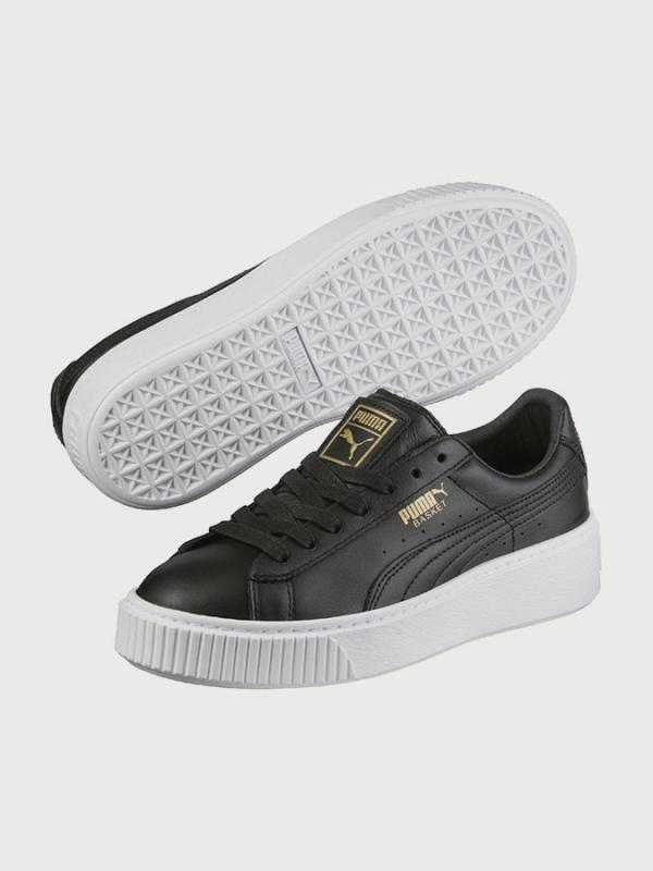 Boty Puma Basket Platform Core Černá