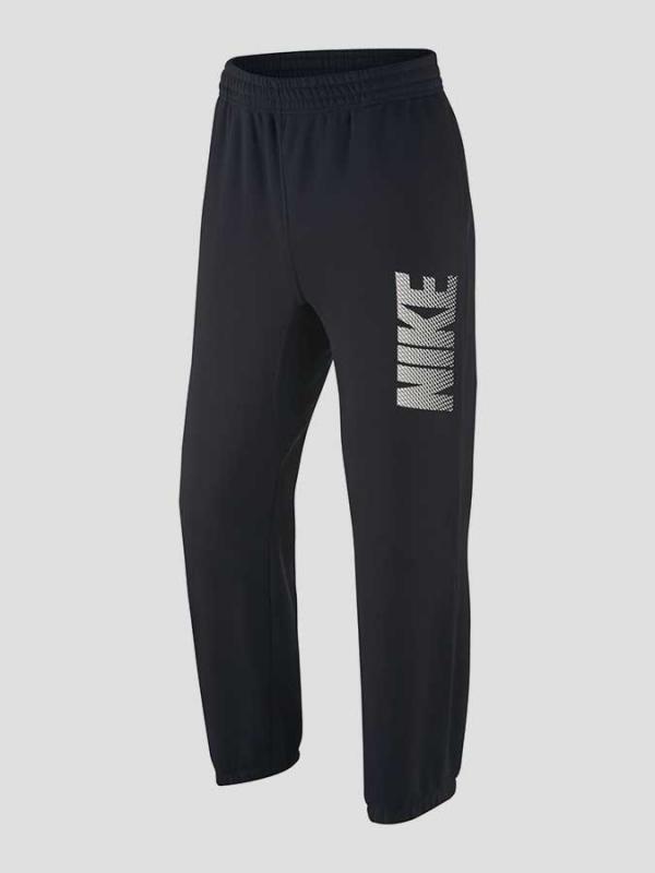 Tepláky Nike CLUB FLC CF PNT-PWR STK Černá