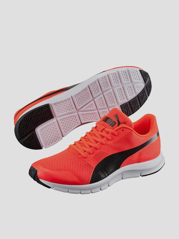 Boty Puma Flexracer red blast-black Oranžová