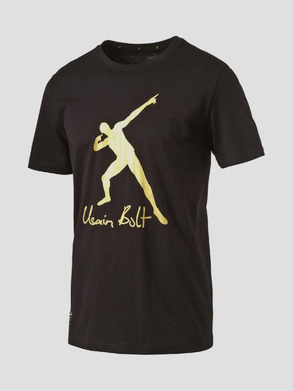 Tričko Puma UB Logo Tee black Černá