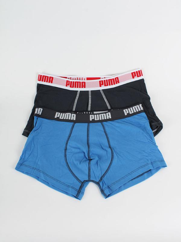 Boxerky Puma Basic Shortboxer 2 Pack blue Barevná