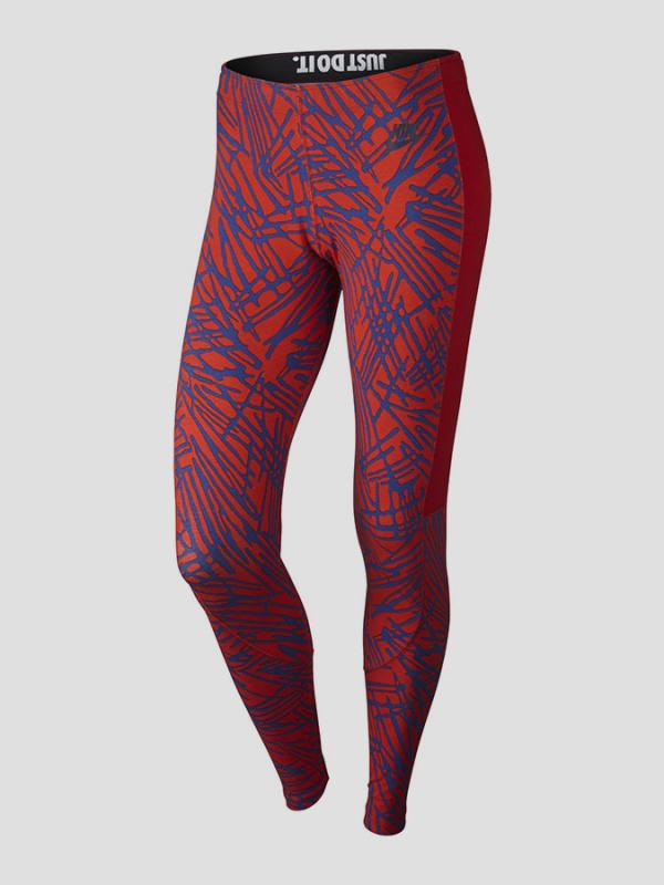 Legíny Nike LEG-A-SEE-AOP FTW Červená