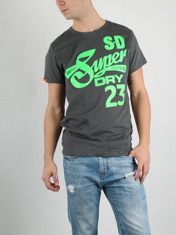 Tričko Superdry CALI TAILS Šedá