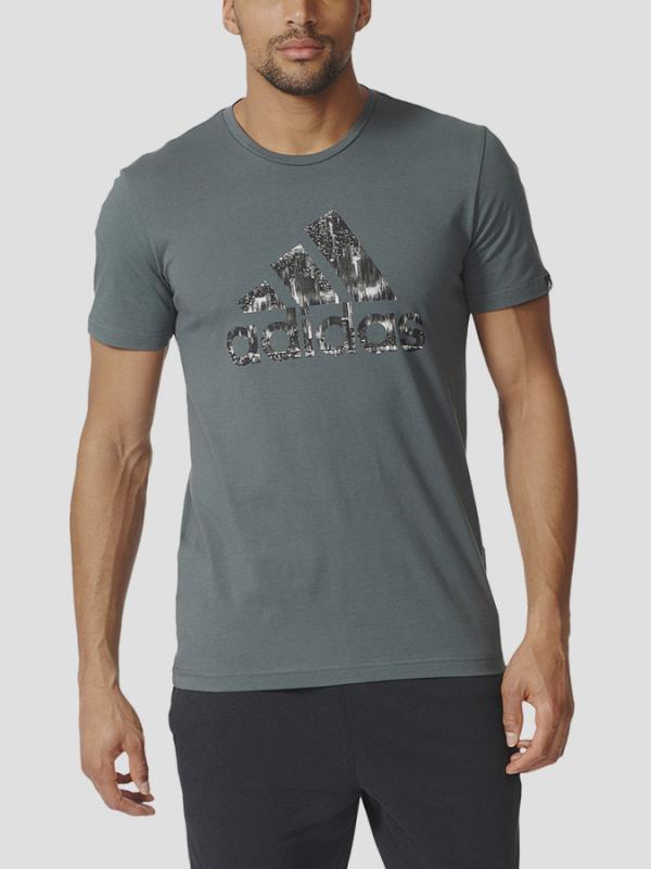 Tričko adidas Performance URBAN LOGO Šedá