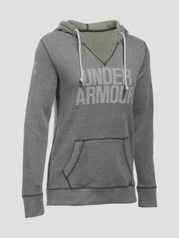 Mikina Under Armour Favorite Fleece WM Popover Šedá