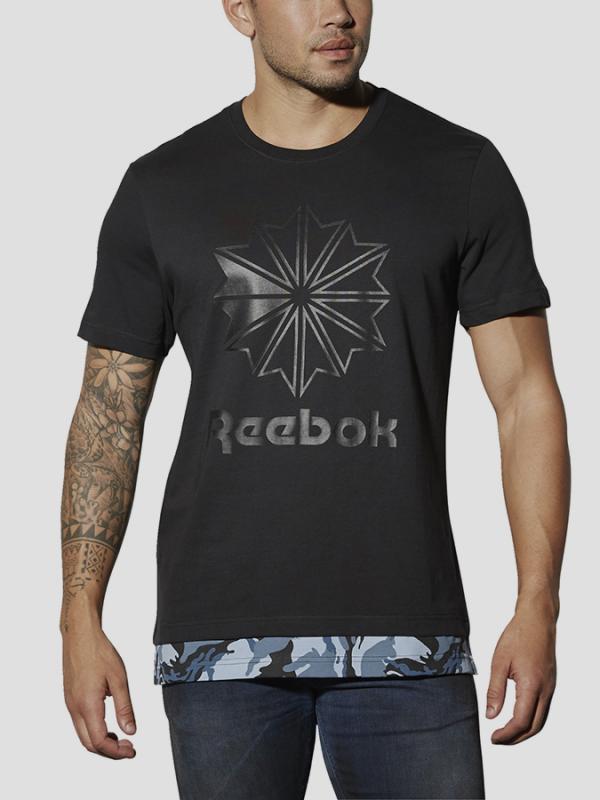 Tričko Reebok Classic F LAYERED TEE Černá