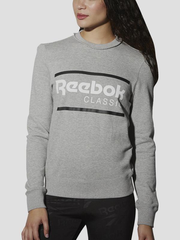 Mikina Reebok Classic F ICONIC CREW SWEAT Šedá