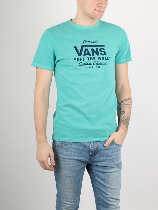 Tričko Vans Mn Holder Overdye Baltic Zelená