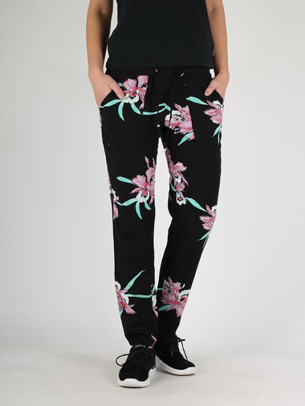 Tepláky Vans Wm Austin Pant Black Hawaiian Černá