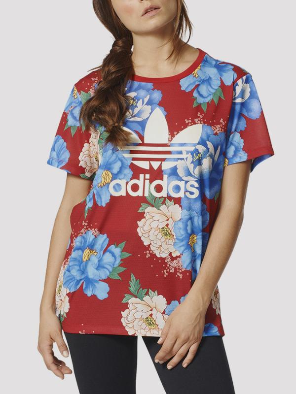 Tričko adidas Originals C BF TREF TEE Barevná