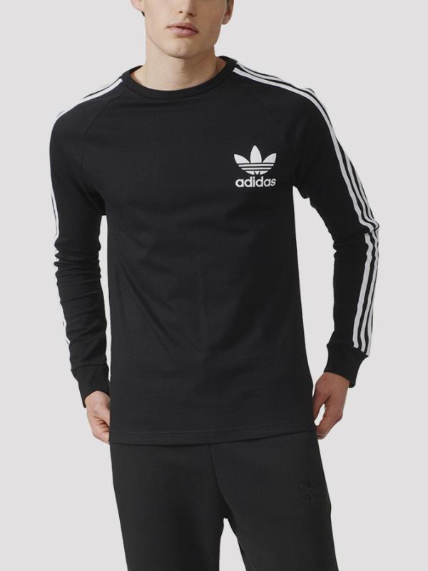 Tričko adidas Originals CLFN LS TEE Černá