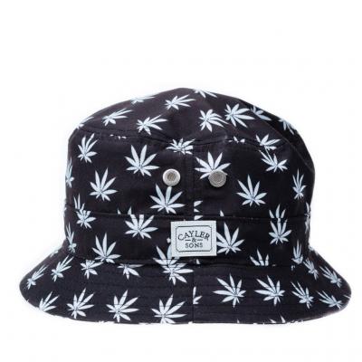 Cayler & Sons Budz'n Stripes Bucket Hat Black/White