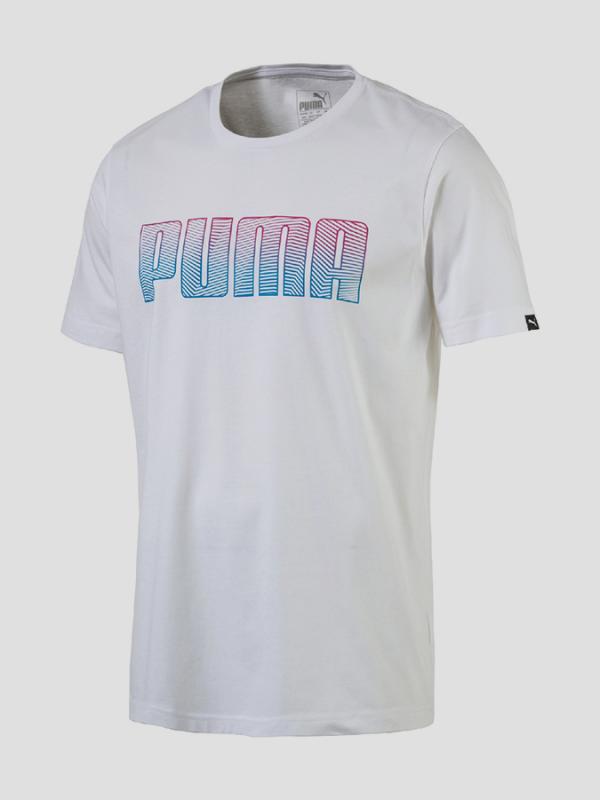 Tričko Puma Faded Tee Bílá
