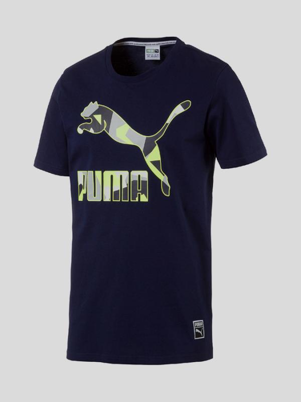 Tričko Puma Archive Logo Tee Modrá