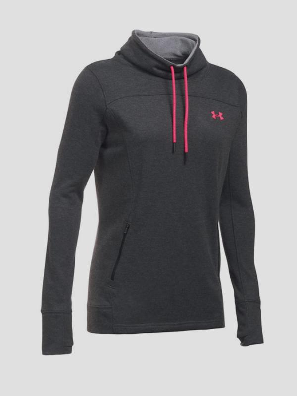 Mikina Under Armour Featherweight Fleece Slouchy Černá