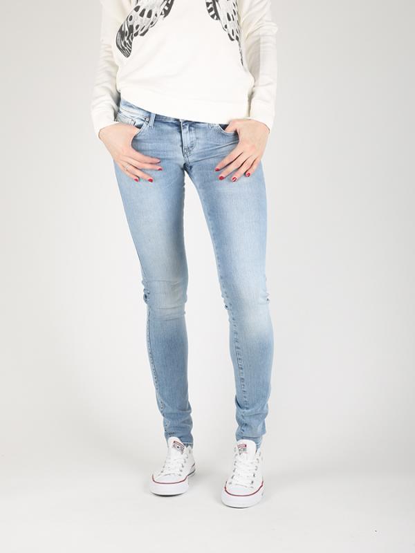 Džíny Diesel SKINZEE-LOW L.34 PANTALONI Modrá