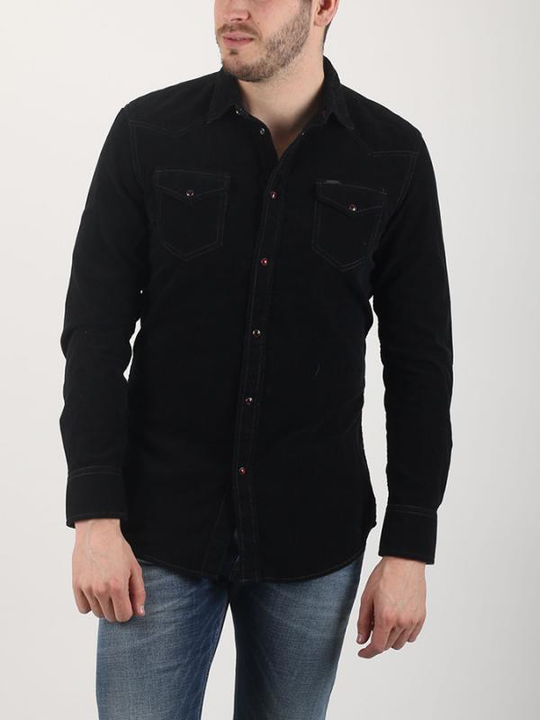 Košile Diesel S-UL CAMICIA Černá
