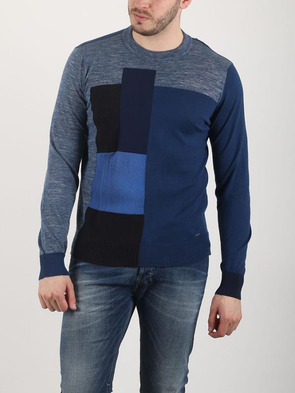 Svetr Diesel K-BLOKKO MAGLIA Modrá