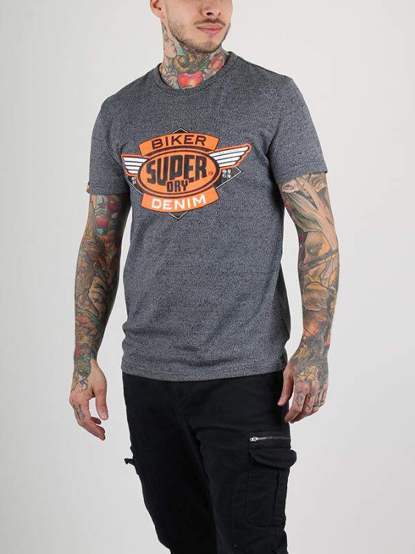 Tričko Superdry REWORKED CLASSICS TEE Šedá