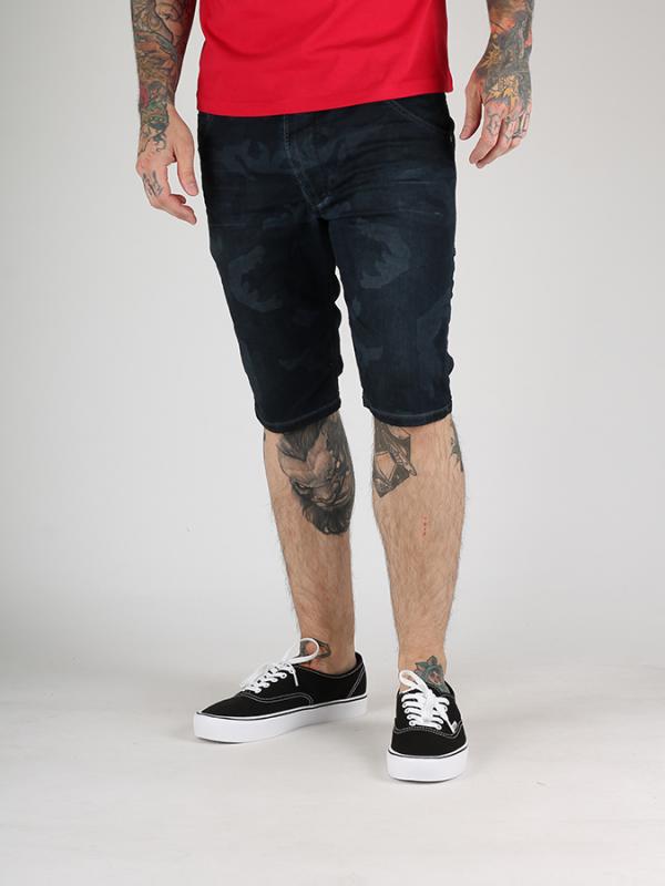 Kraťasy Diesel KROSHORT-NE CALZONCINI Jogg Jeans Modrá