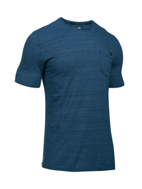 Tričko Under Armour Charged Cotton SS Pocket T Černá