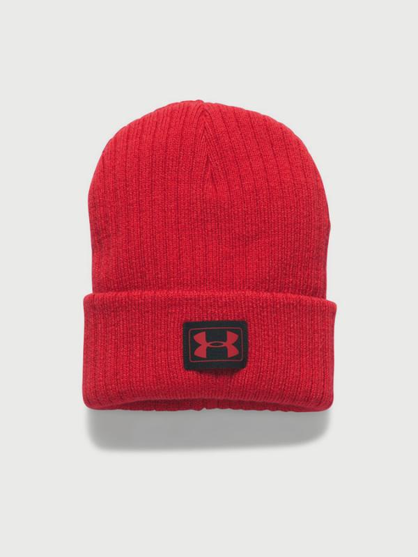 Čepice Under Armour Boy's Truck Stop Beanie Červená
