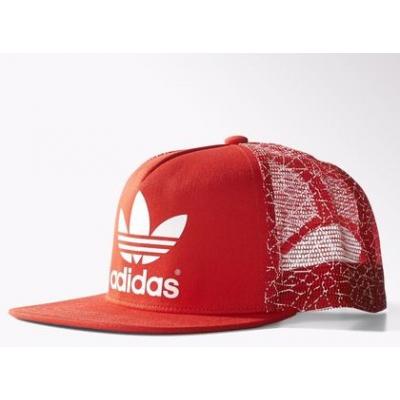 adidas Trucker Flat-Brim Street Red/White