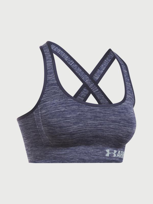 Podprsenka Under Armour Threadborne Crossback Htr Modrá