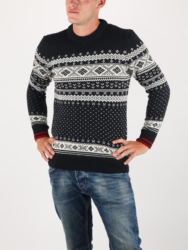 Svetr Superdry MALMO FAIRISLE CREW Barevná