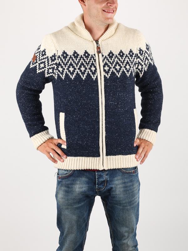 Svetr Superdry BUFFALO CARDIGAN Barevná