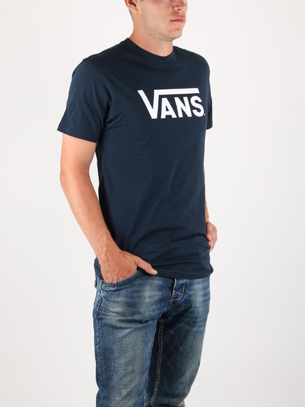 Tričko Vans Mn Classic Navy-White Modrá