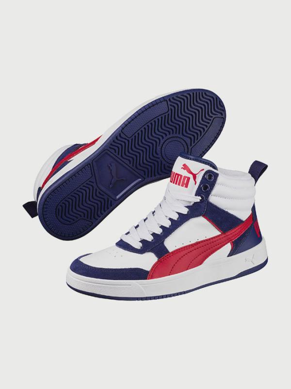 Boty Puma Rebound Street v2 Jr Bílá