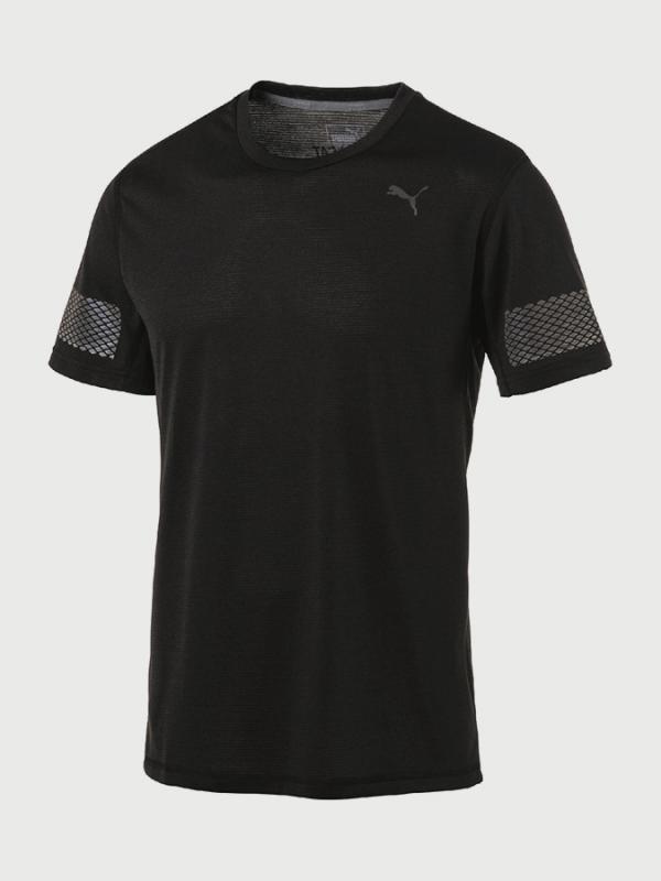 Tričko Puma NightCat S S Tee Černá