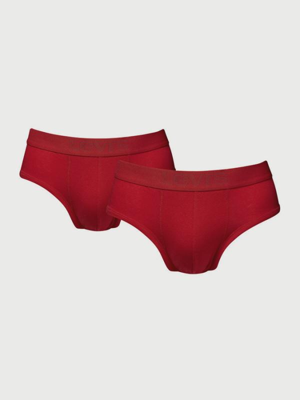 Slipy Levi's® 200Sf Brief 2 Pack Červená