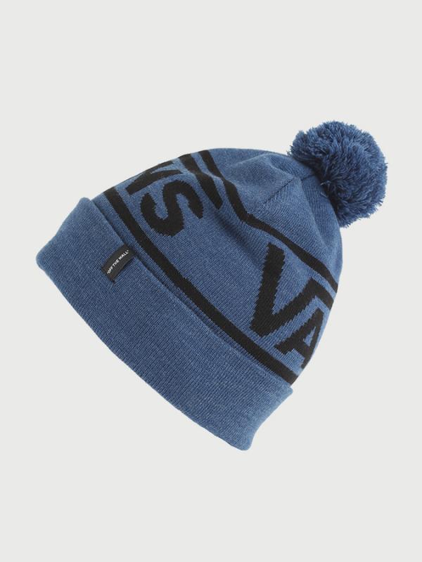 Čepice Vans MN DROP V BEANIE DELFT HEATHE Modrá