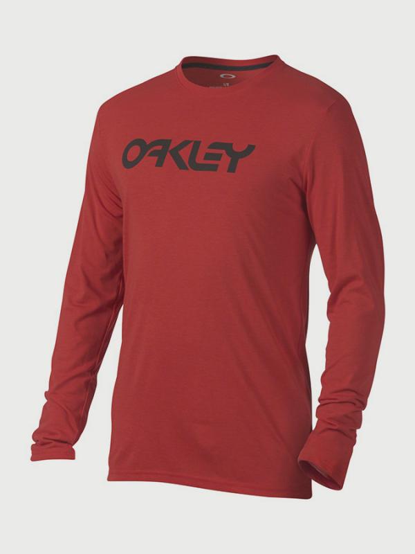 Tričko Oakley 50-Mark Ii L/S Tee Red Line Červená