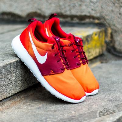 Nike Rosherun Print Tm Orange/White-Bright Mandarin